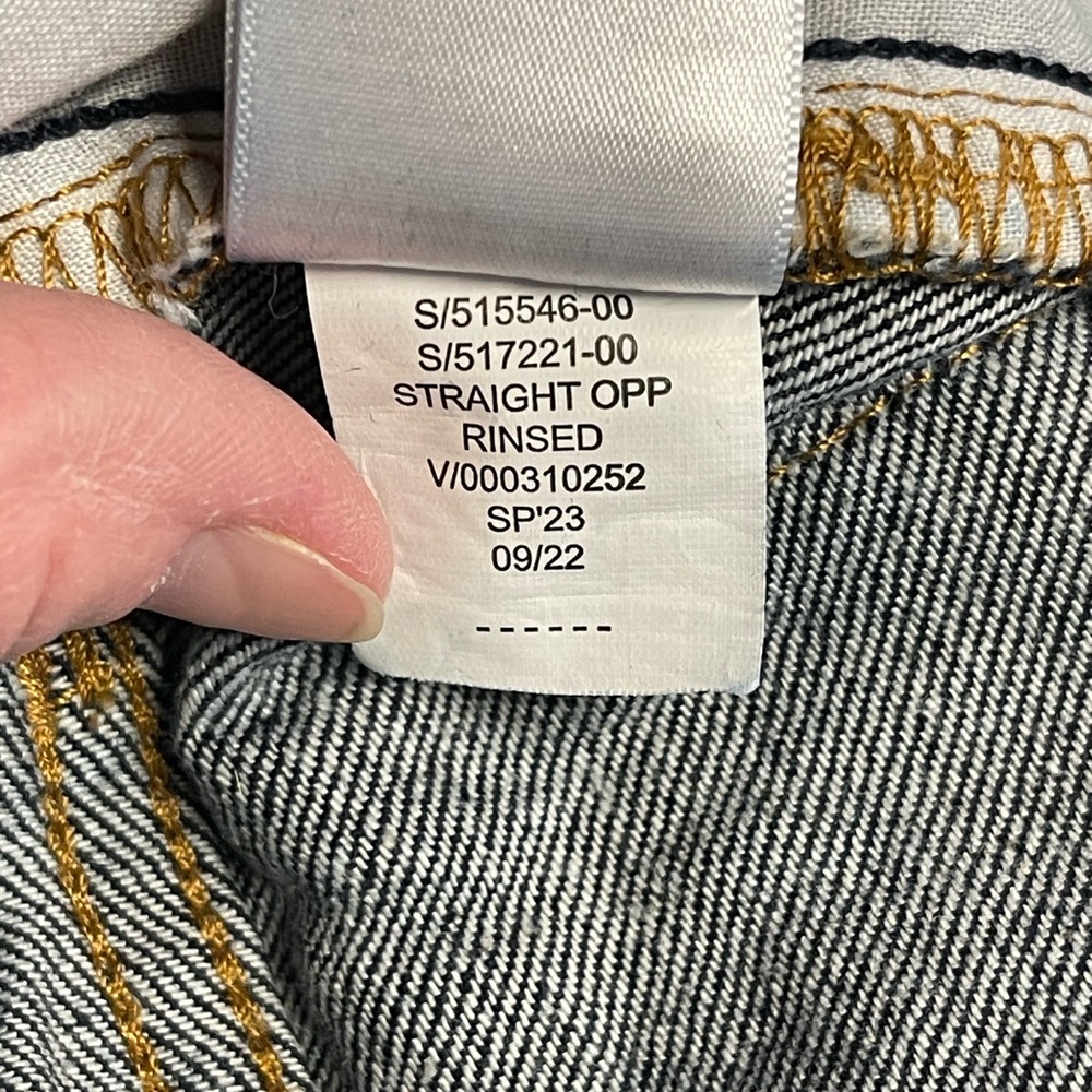 GAP Straight Dark Wash Denim Jeans 30x32 - Picture 10 of 10